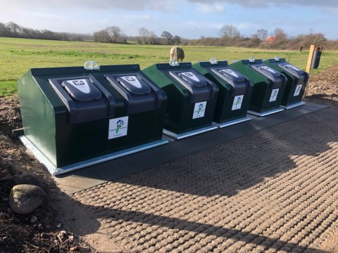 Affaldsøen på Helletofte Strand