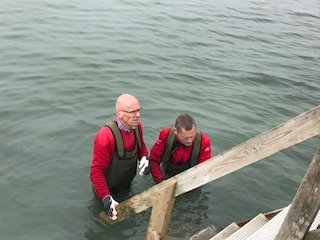 Friske folk i waders